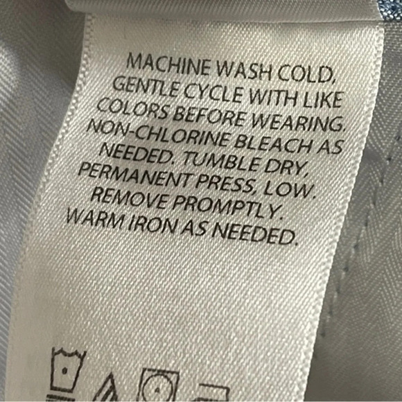 Hagar Men's Flat Front Cool 18 Pro‎ Golf Shorts Size 36 Blue Expandable Waist - Picture 7 of 8